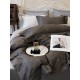 Elegant Grey Patterned Bedding Set - Luxury Home Decor