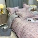 Pink Textured Bedding Set - Luxurious Comfort