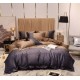 Geometric Pattern Bedding Set - Luxurious Comfort in Brown and Grey