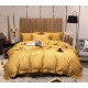 Regal Yellow Bedding Set - Luxurious Quilted Design