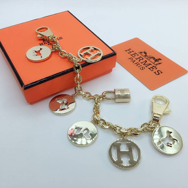 Hermès Style Keychain - Luxury Charm Collection