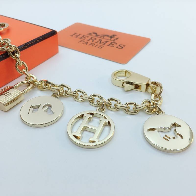 Hermès Style Keychain - Luxury Charm Collection