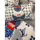 Supreme x LV Inspired Bedding Set - Streetwear Meets Luxury