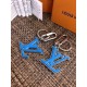 Stylish Accessory | LV Blue Logo Keychain