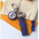 Louis Vuitton Blue Keychain - Luxury Monogram Accessory