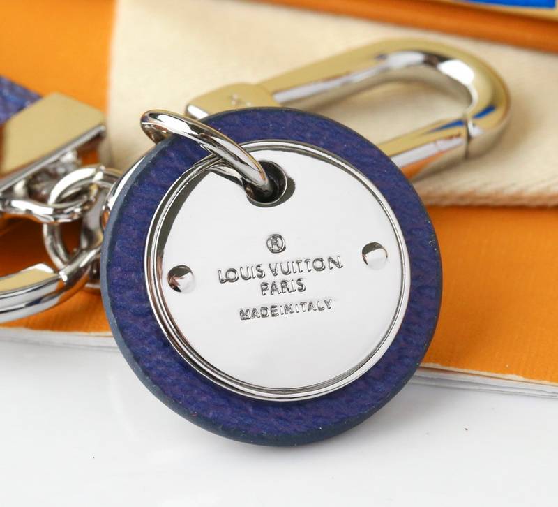 Louis Vuitton Blue Keychain - Luxury Monogram Accessory