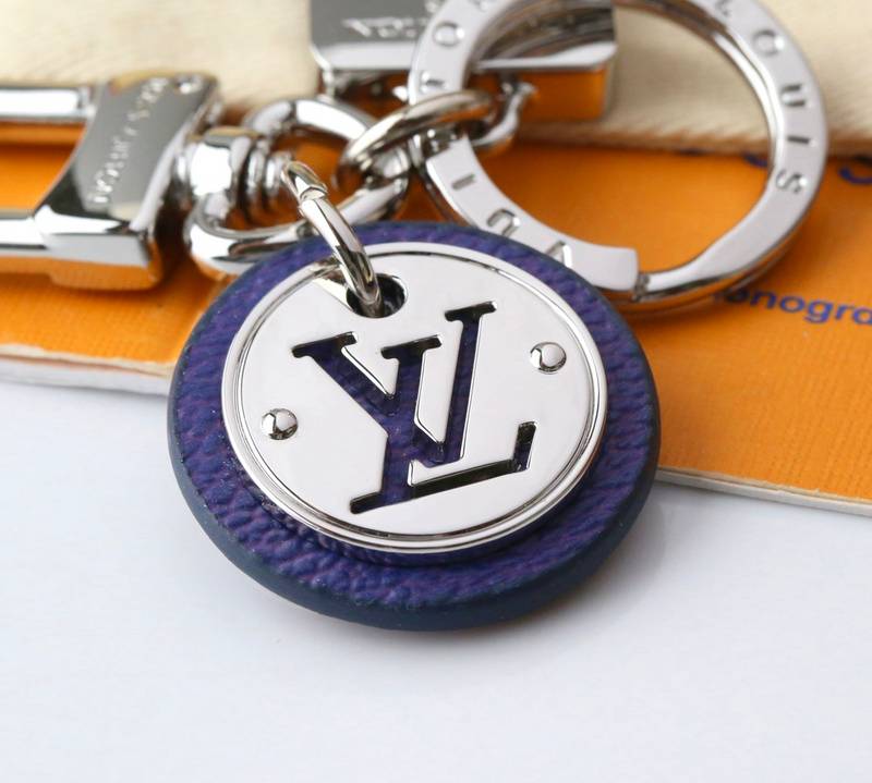 Louis Vuitton Blue Keychain - Luxury Monogram Accessory