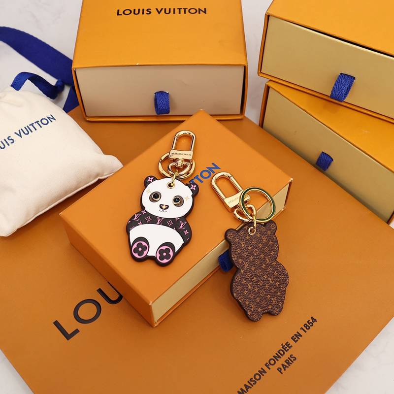 LV-Style Animal Keychains - Trendy and Cute Accessory