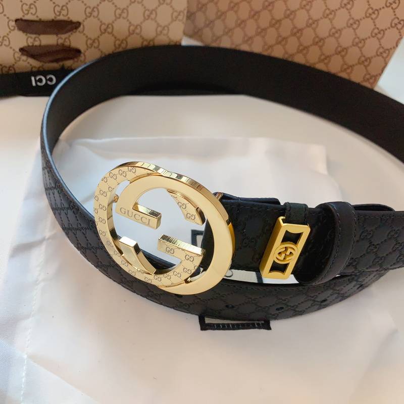 Gucci Black Leather Belt - Luxury Fashion Accessory