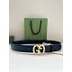 Gucci Belt - Luxury Gold Buckle Leather Belt for Men and Women