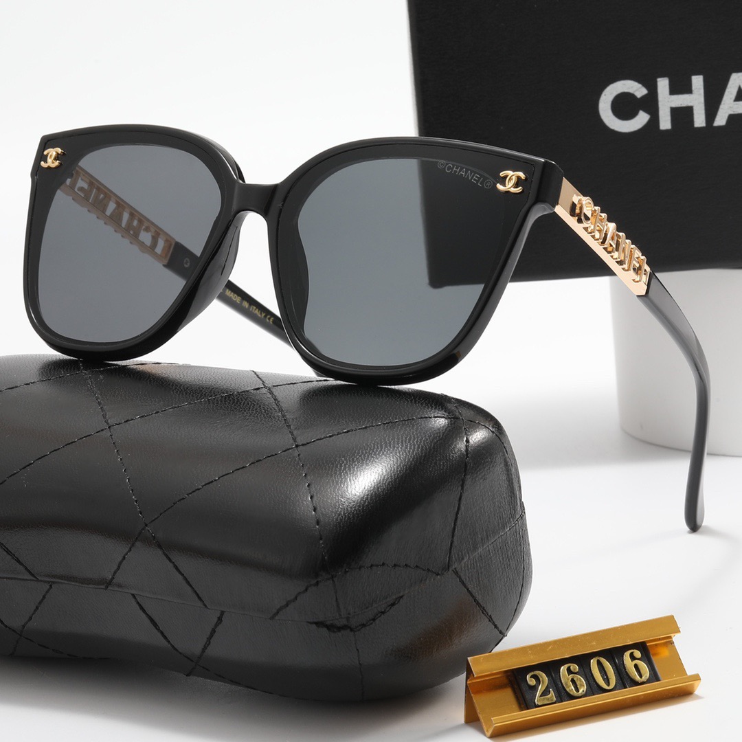 Chanel Classic Black Sunglasses - High-End Fashion, UV Protection, Luxury Accessories