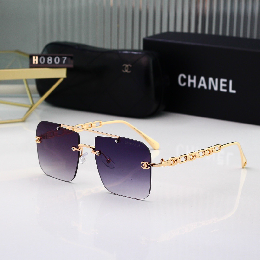 Trendy Gradient Chanel Inspired Sunglasses - Fashion Must-Have