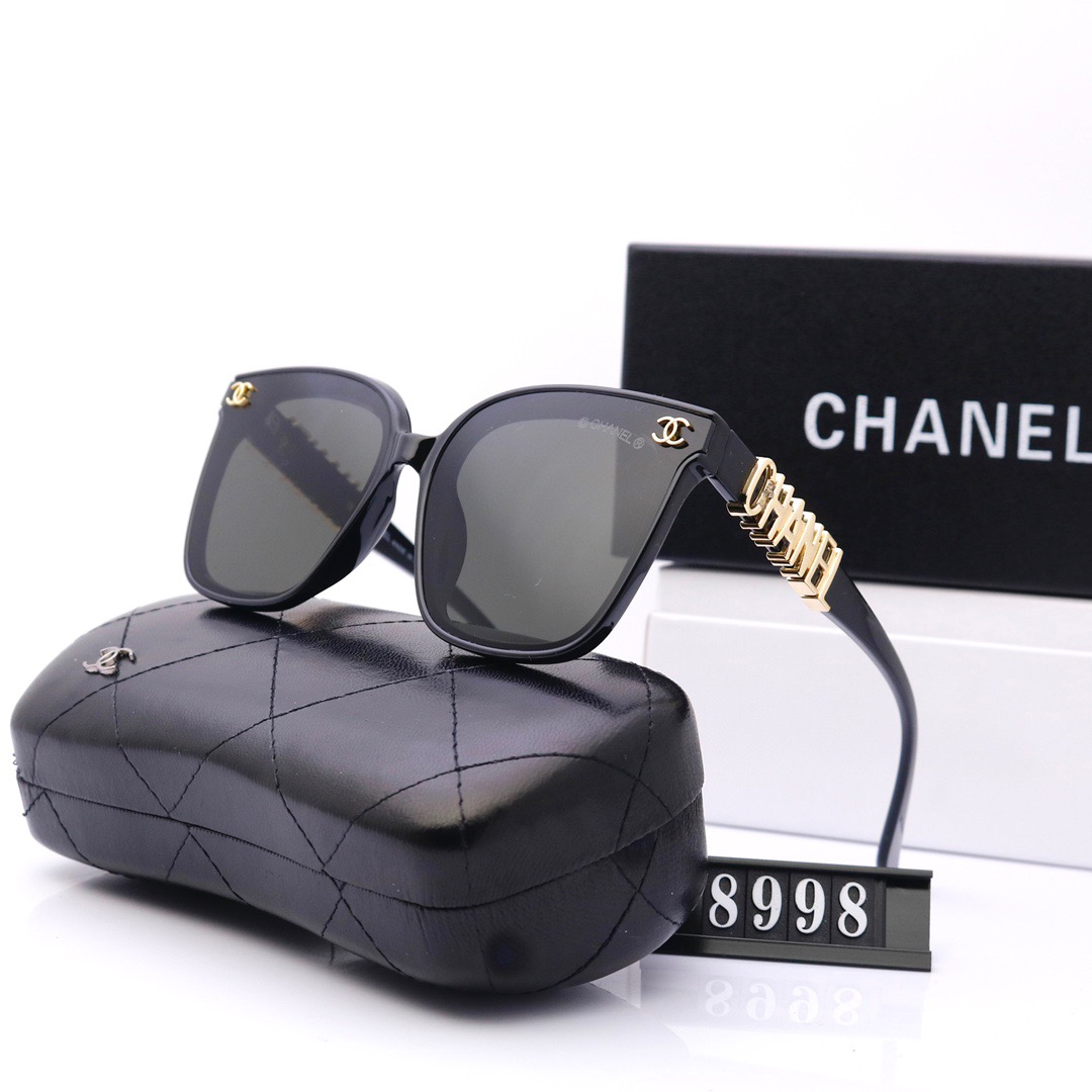 ChanelInspiredSunglasses - Black & Gold, Fashion's Favorite