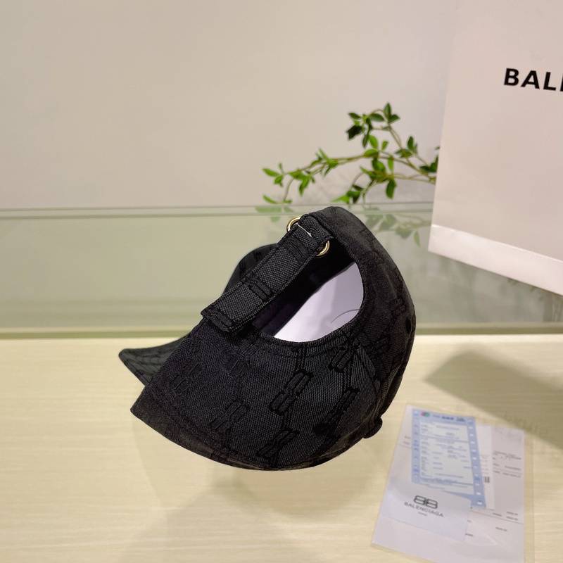 Stylish Balenciaga Baseball Cap with Classic Double B Logo, Trendy Must-Have