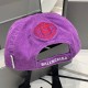 Balenciaga Purple Baseball Cap, Fashion Logo, Trendy Essential