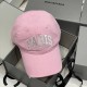 Balenciaga Pink Baseball Cap with Fashion Paris Logo, Trendy Essential