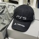 Balenciaga x PS5 Collaboration Black Baseball Cap, Fashion Gaming Partnership, Trendy Essential