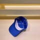 Burberry Blue Baseball Cap with Embroidered Dragon, British Fashion