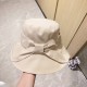 Chanel Beige Bucket Hat with Double C Logo, High-End Fashion