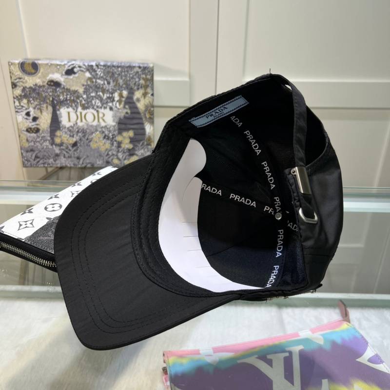 Prada Black Baseball Cap - Timeless Style