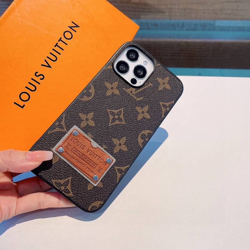 LV-Inspired Classic Brown Phone Case - Monogram Elegance #LVClassicCase