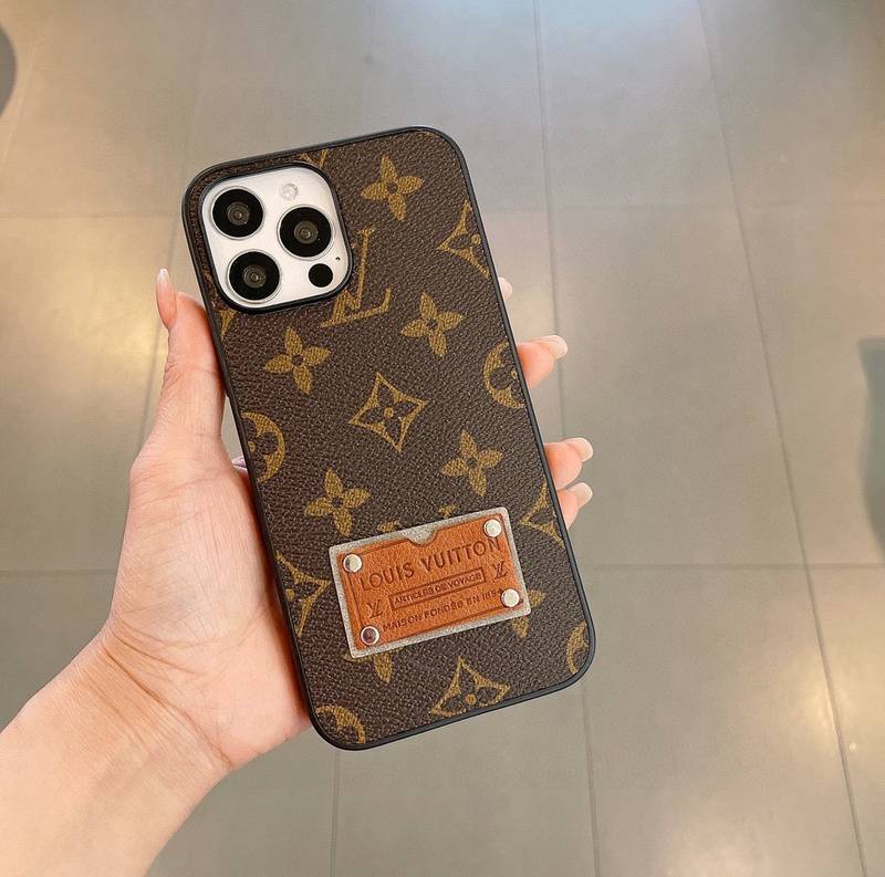 LV-Inspired Classic Brown Phone Case - Monogram Elegance #LVClassicCase