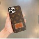 LV-Inspired Classic Brown Phone Case - Monogram Elegance #LVClassicCase