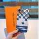 LV-Inspired Navy Blue & White Phone Case - Nautical Style with LV Logo #LVNauticalCase