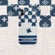 LV-Inspired Navy Blue & White Phone Case - Nautical Style with LV Logo #LVNauticalCase