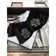 Luxurious Embroidered Scarf -Chic Floral & Monogram Scarf - Chanel