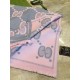 Luxurious Light Blue & Pink Scarf - Fashionable Winter Accessory