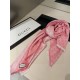 Elegant Light Pink Scarf with Delicate Patterns - Perfect for Any Occasion-Gucci