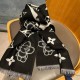 Elegant Brand-Inspired Scarf with Playful Patterns-LV