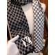 Black & White Checkered Scarf - A Timeless Fashion Statement-LV