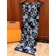 Limited Edition Blue & Black Scarf - Unique Design #LimitedEdition-LV