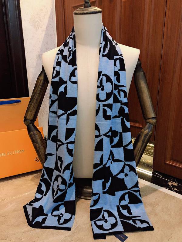 Limited Edition Blue & Black Scarf - Unique Design #LimitedEdition-LV