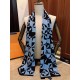 Limited Edition Blue & Black Scarf - Unique Design #LimitedEdition-LV