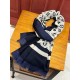 LV-Style Navy & White Scarf - Timeless Elegance #LuxuryFashion