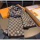 LV Checkered Scarf - Timeless Design for the Modern Wardrobe #ClassicScarf