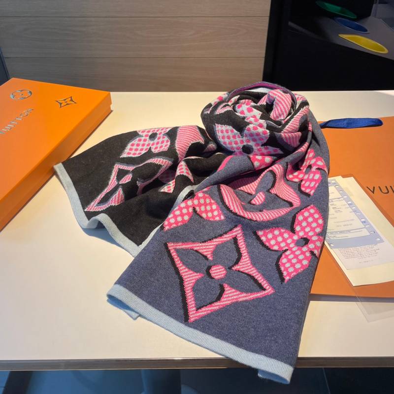 Stylish Pink LV-Style Scarf - Add a Touch of Chic to Your Look #ChicTouch