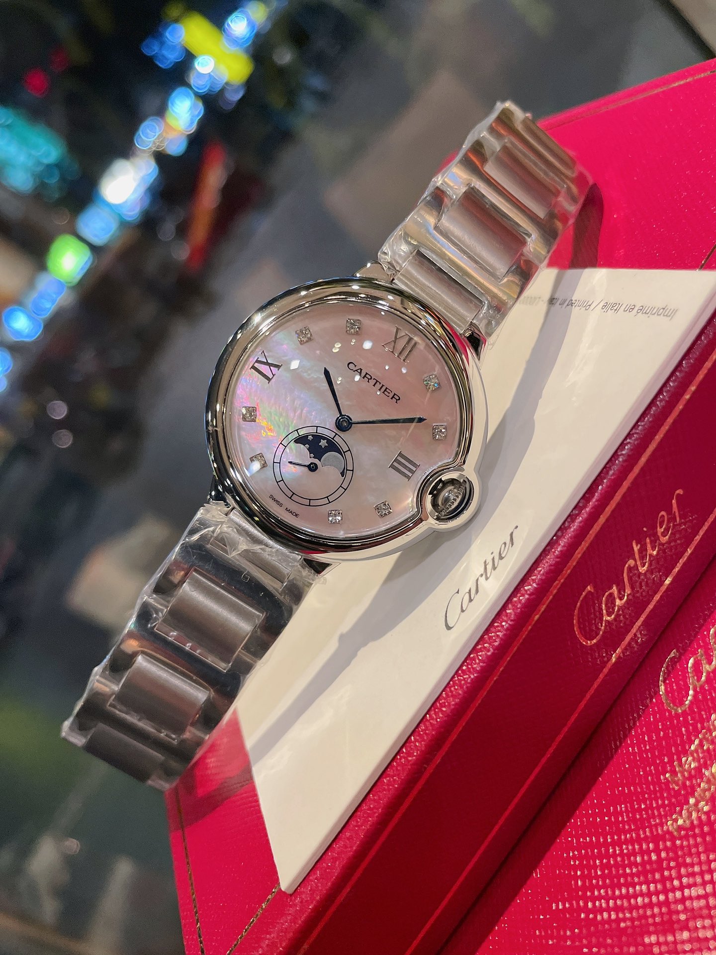 CartierBallonBleu | Diamond Bezel Watch | Luxury Timepiece