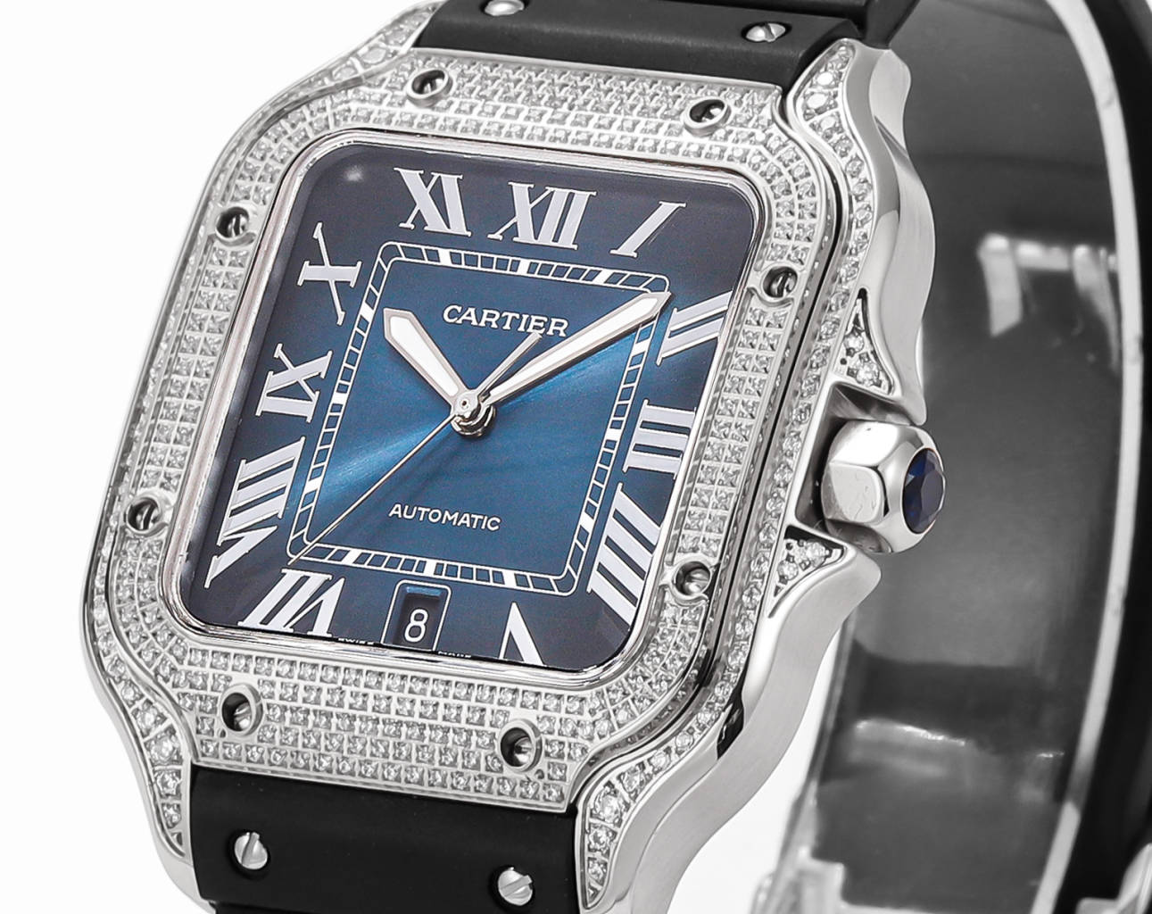 Cartier's Automatic Watch | Blue Dial | #WristwatchAddic