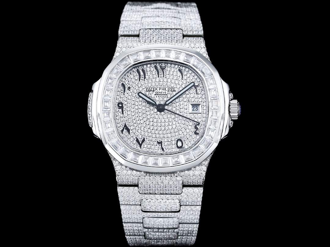 Glittering Luxury | Patek Philippe Diamond Watch | Timeless Elegance