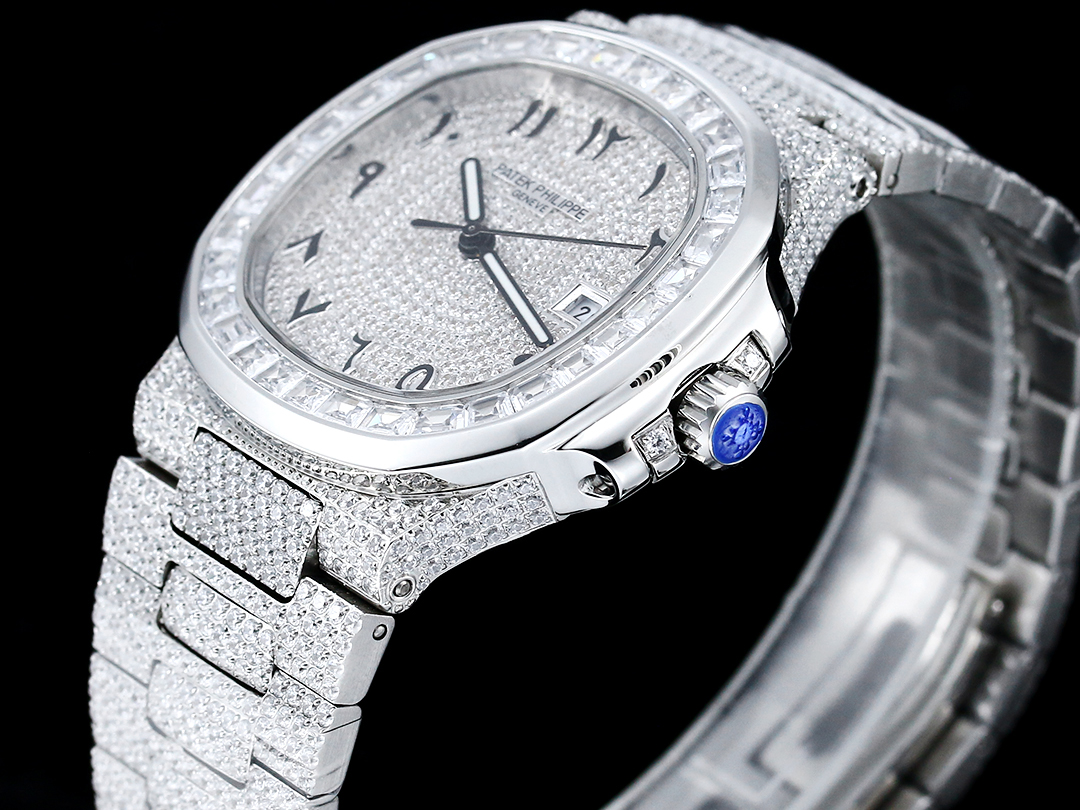 Glittering Luxury | Patek Philippe Diamond Watch | Timeless Elegance