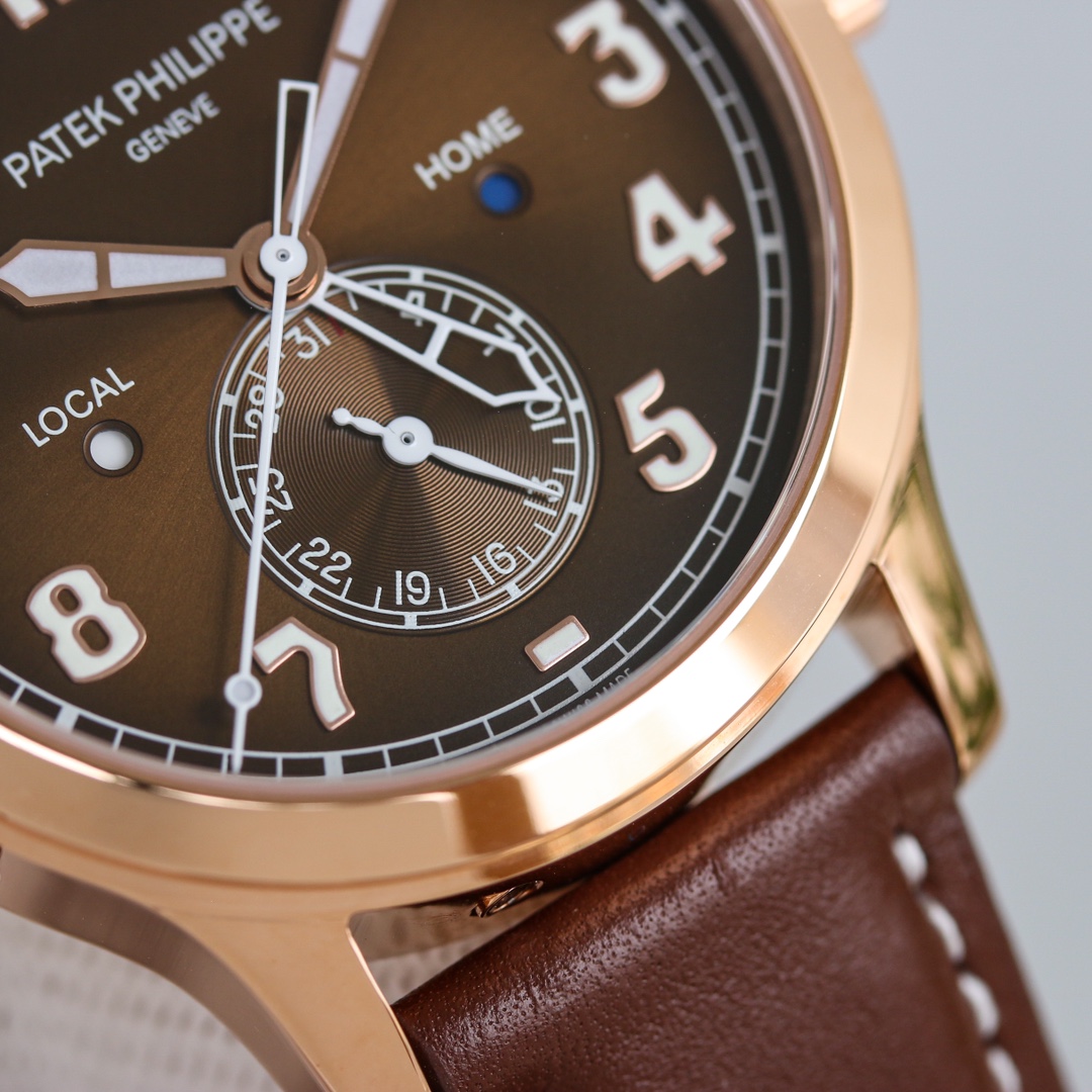 Elegance in Motion | Patek Philippe Rose Gold with Dual Time Feature