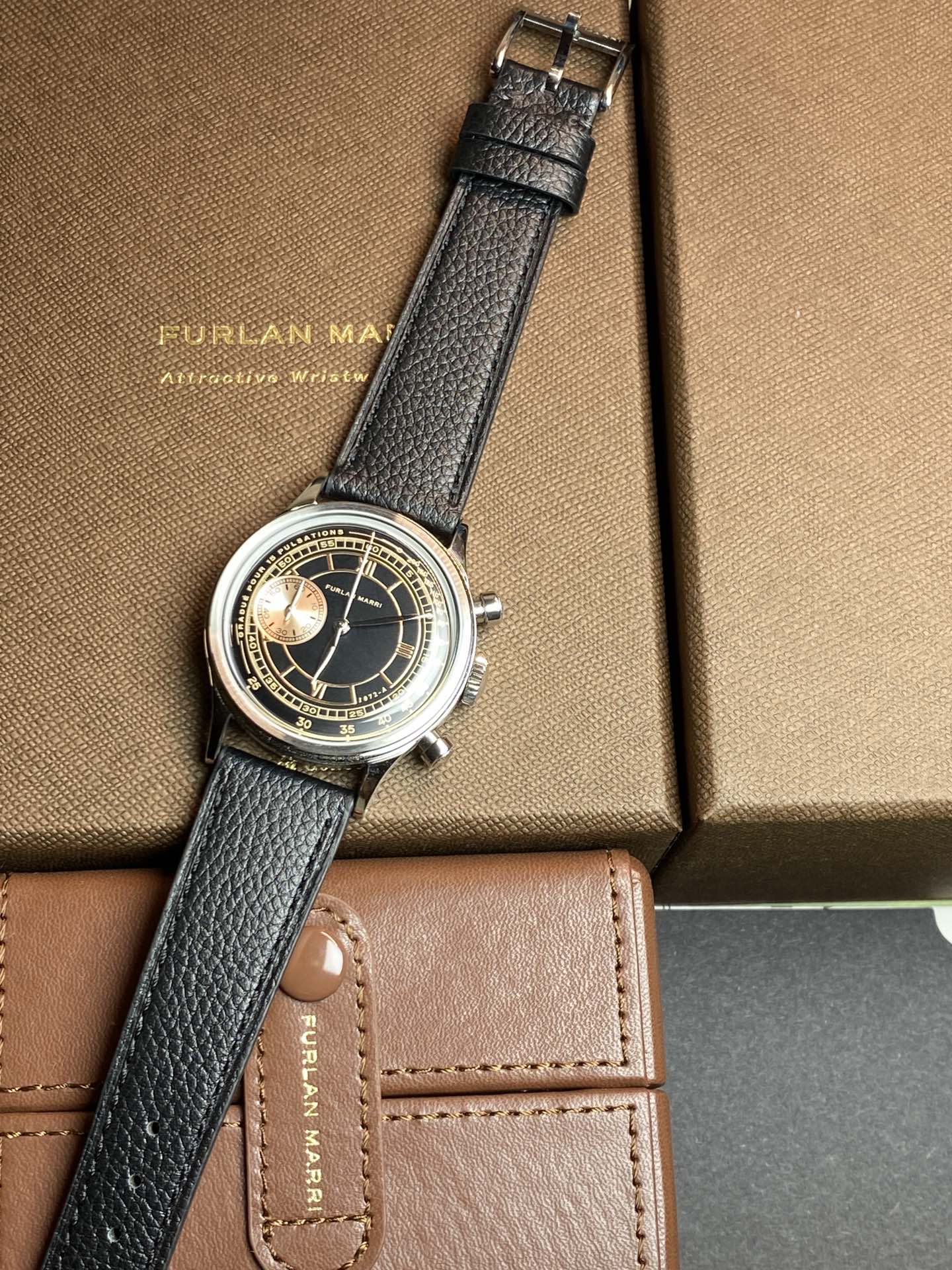 PATEK PHILIPPE Timeless Design | FURLAN MARRI Watch with Leather Strap