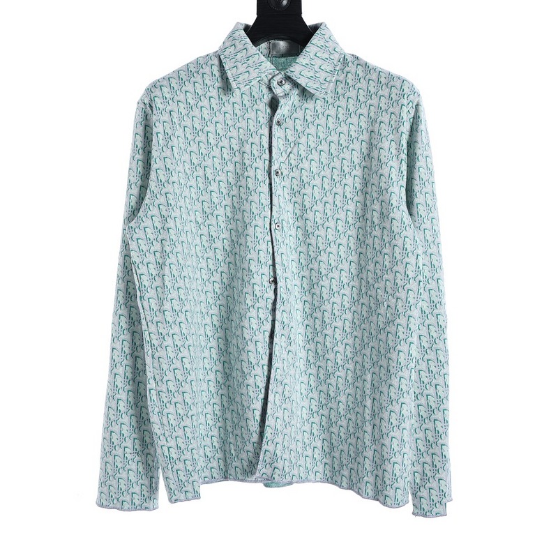 Dior Vintage Monogram All-Over Jacquard Shirt - Premium Quality