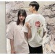 DIOR Trendy Rose Pattern Logo Embroidered Short Sleeves - Size Guide Included