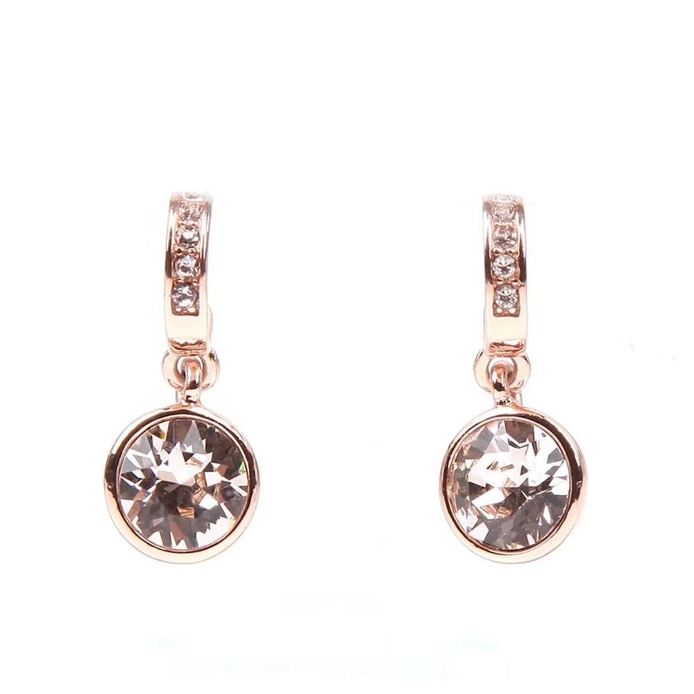 Givenchy's Rose Gold Earrings with Sparkling Crystals