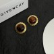 Givenchy Gold Tiger's Eye Earrings